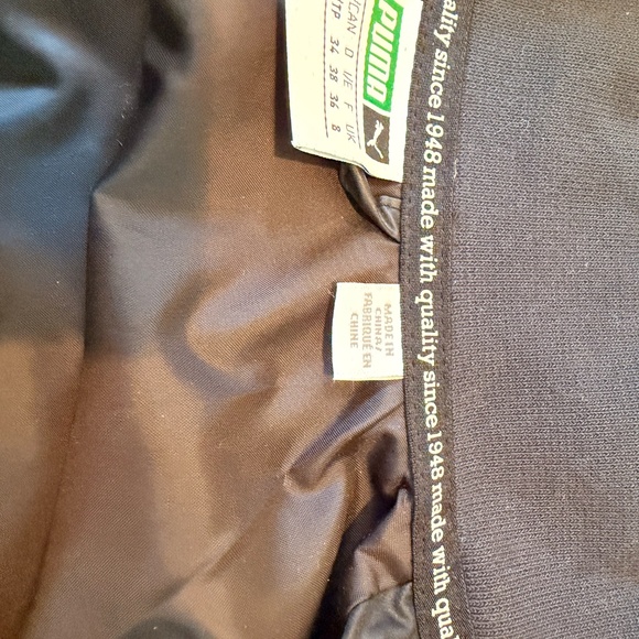 Puma Sport Womans Activewear Black Zip-up Bomber Jacket SZ XS - Picture 5 of 11